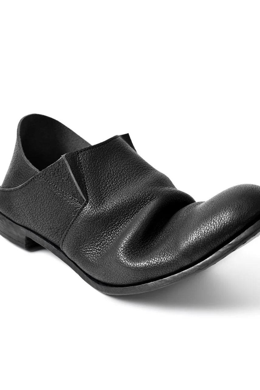 prtl x 4R4s exclusive 2way slip-on / Aniline buffalo "5-00M" (BLACK) - Image 21
