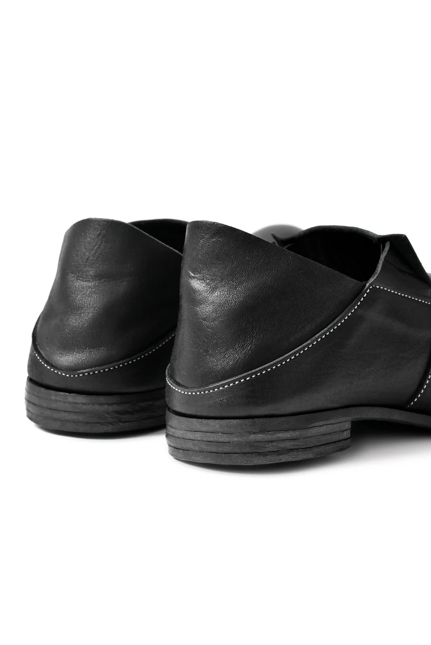 prtl x 4R4s exclusive 2way slip-on / Cavallo di Giappone - white stitch "5-8M2" (BLACK) - Image 13