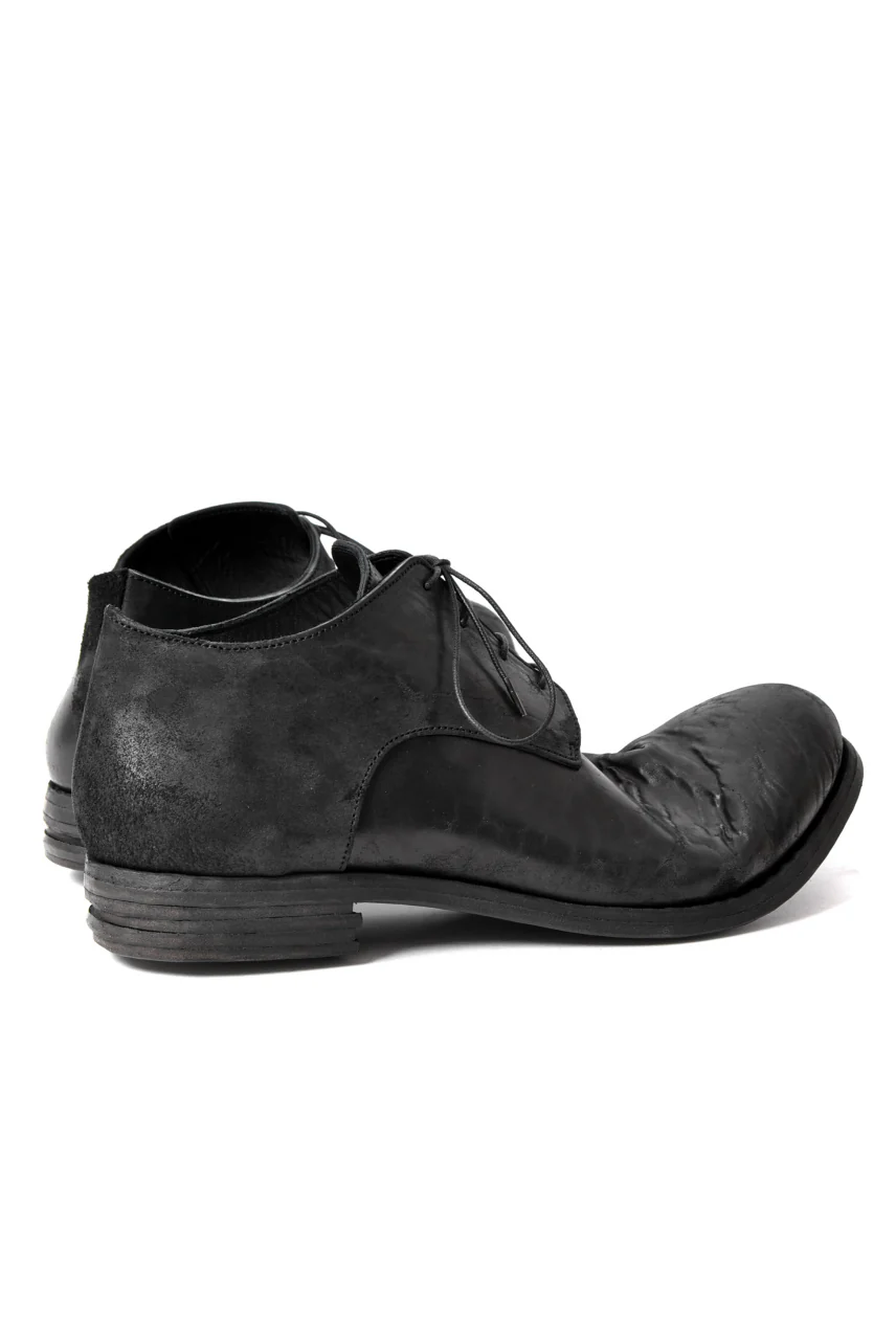 prtl x 4R4s exclusive derby shoes / Cordovan Full grain "No3-5" (BLACK) - Image 19