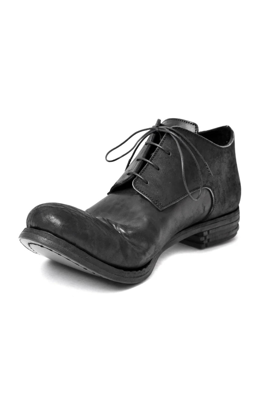 prtl x 4R4s exclusive derby shoes / Cordovan Full grain "No3-5" (BLACK) - Image 21