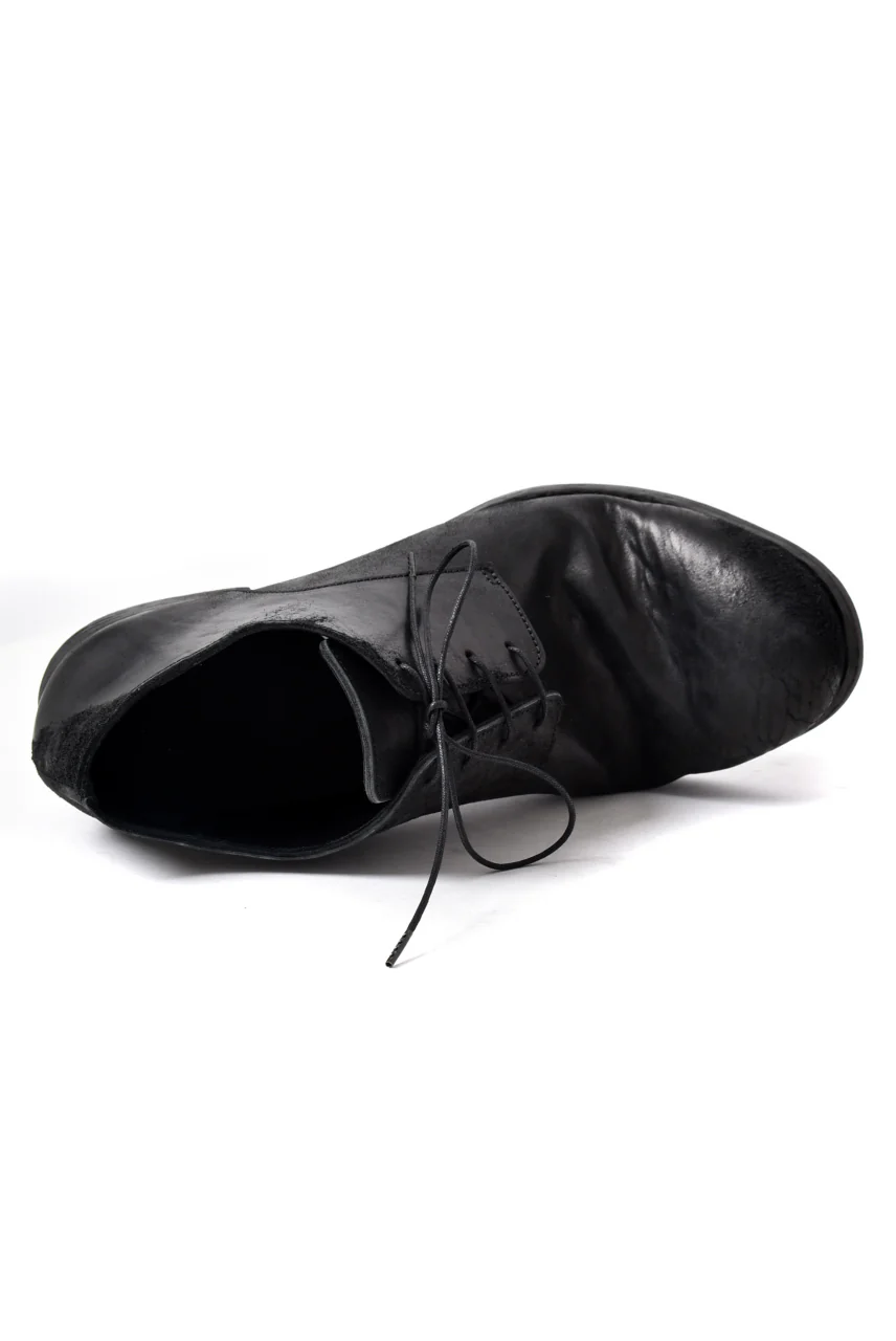 prtl x 4R4s exclusive derby shoes / Cordovan Full grain "No3-5" (BLACK) - Image 23