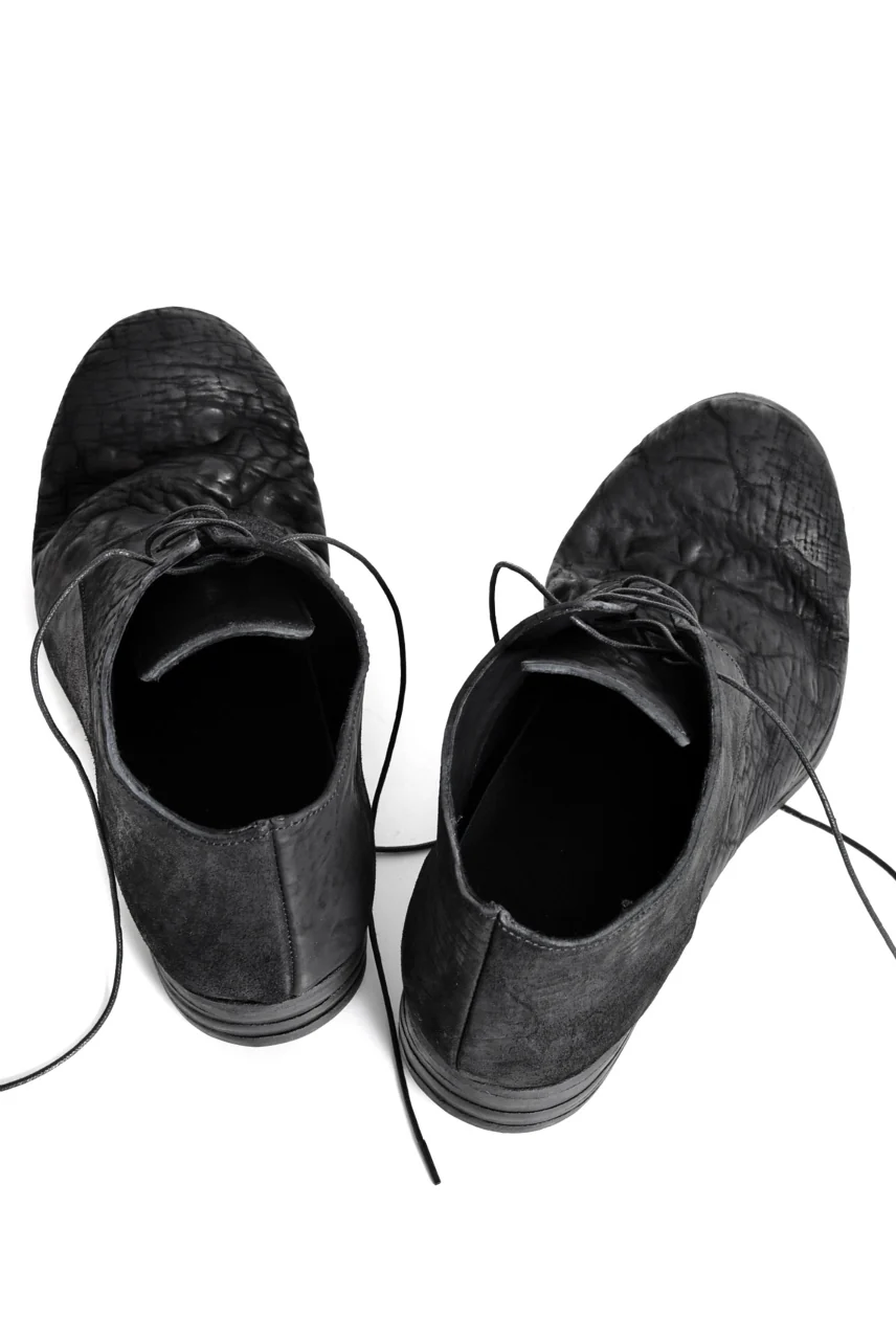 prtl x 4R4s exclusive Derby Shoes / CordovanSplit "No3-1M" (BLACK) - Image 11