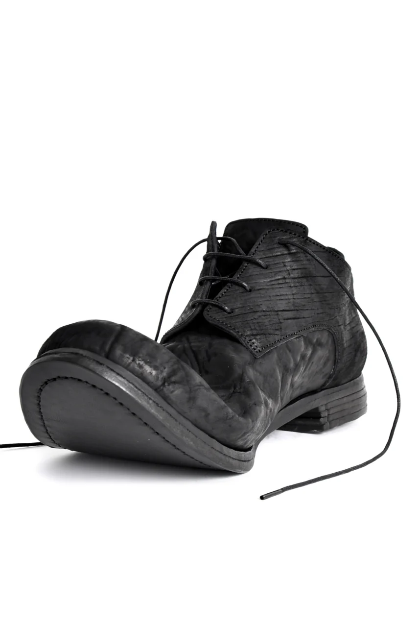 prtl x 4R4s exclusive Derby Shoes / CordovanSplit "No3-1M" (BLACK) - Image 21