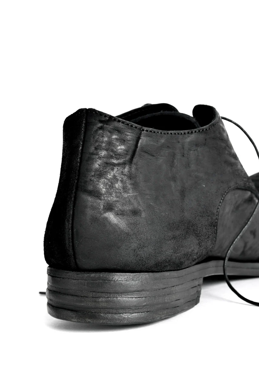 prtl x 4R4s exclusive Derby Shoes / CordovanSplit "No3-1M" (BLACK) - Image 24
