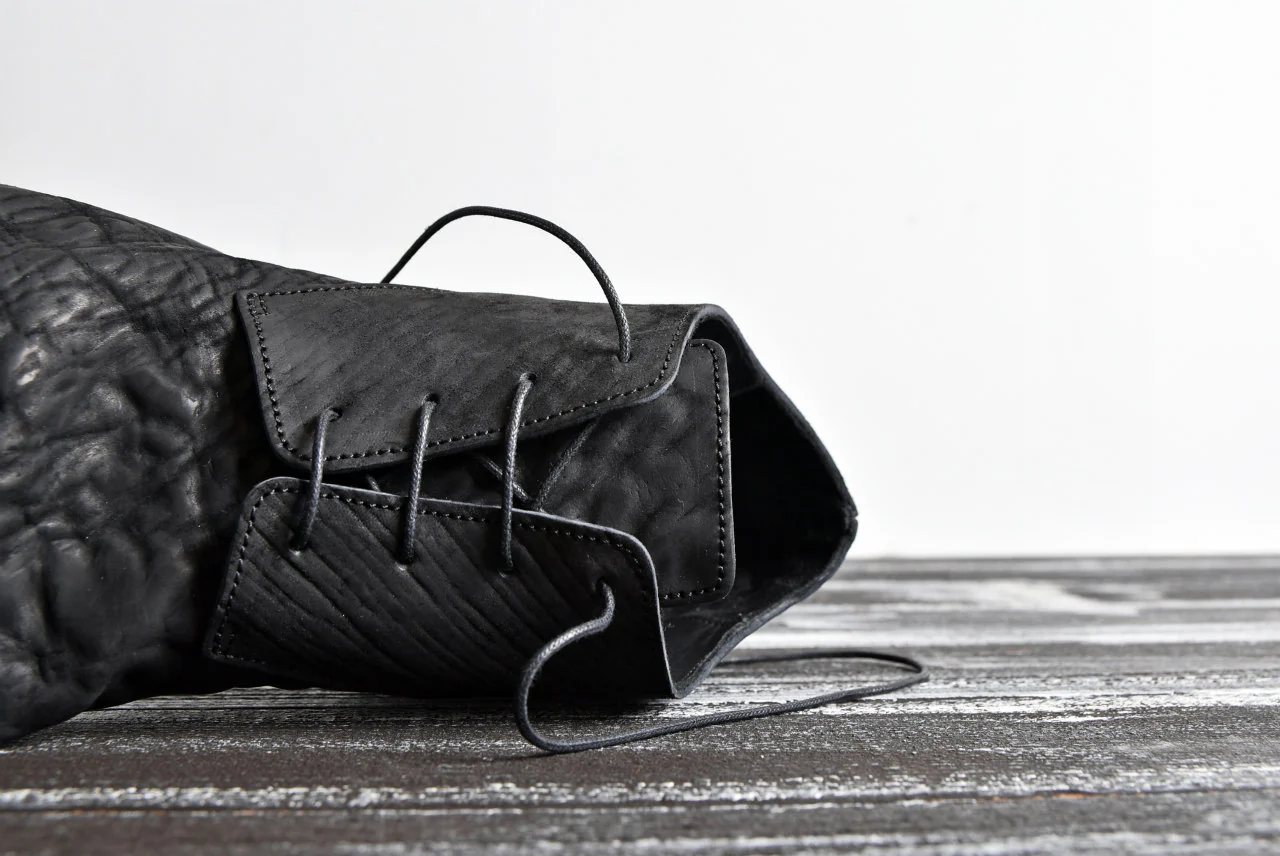prtl x 4R4s exclusive Derby Shoes / CordovanSplit "No3-1M" (BLACK) - Image 36
