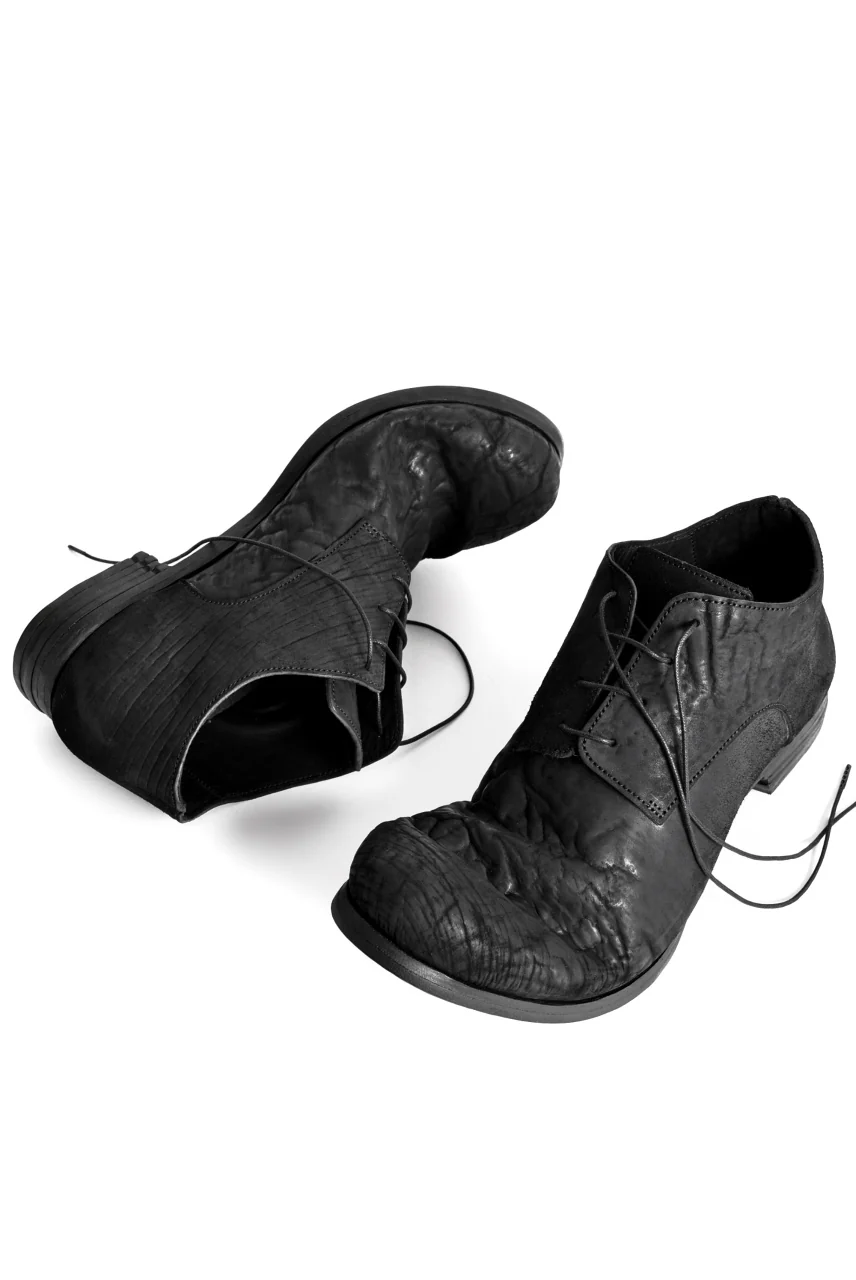 prtl x 4R4s exclusive Derby Shoes / CordovanSplit "No3-1M" (BLACK) - Image 6