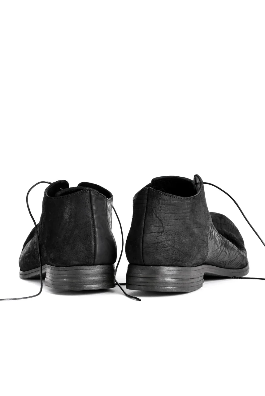 prtl x 4R4s exclusive Derby Shoes / CordovanSplit "No3-1M" (BLACK) - Image 9