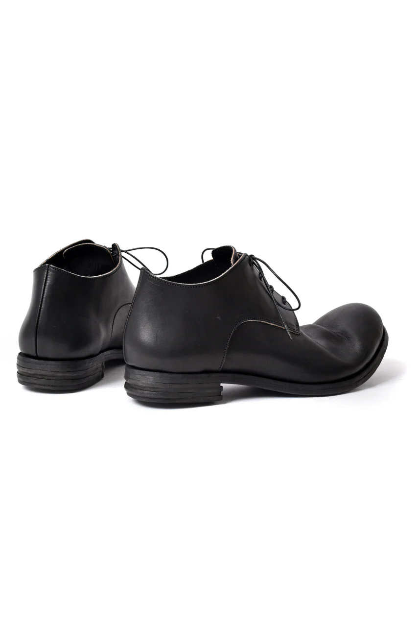 prtl x 4R4s exclusive derby shoes / Harness No Glaze Leather "No3-6" (BLACK) - Image 13