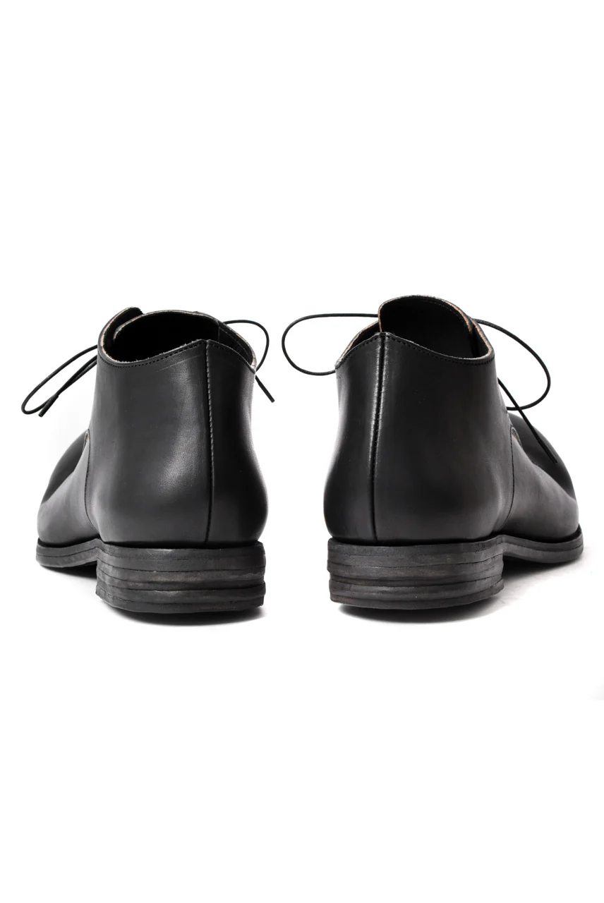 prtl x 4R4s exclusive derby shoes / Harness No Glaze Leather "No3-6" (BLACK) - Image 14