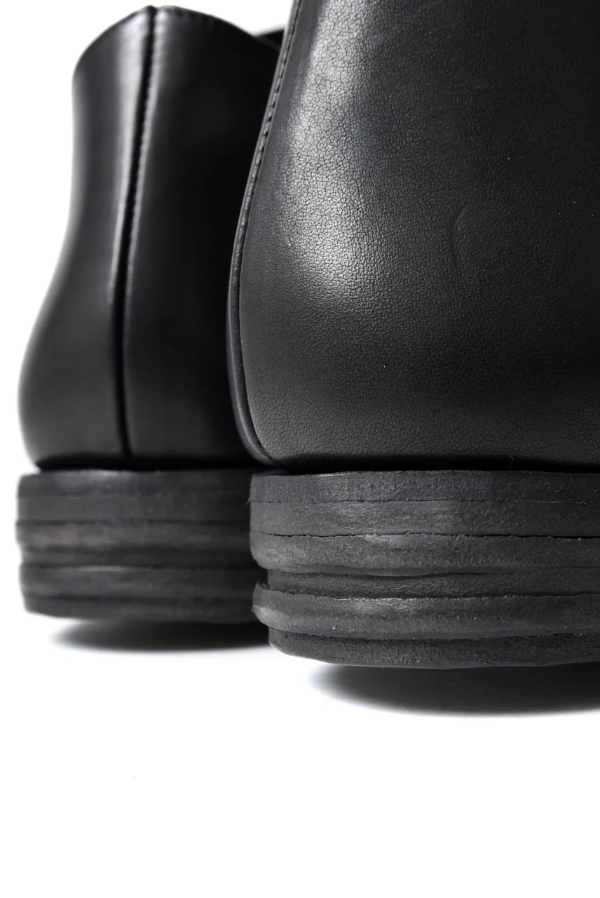 prtl x 4R4s exclusive derby shoes / Harness No Glaze Leather "No3-6" (BLACK) - Image 22