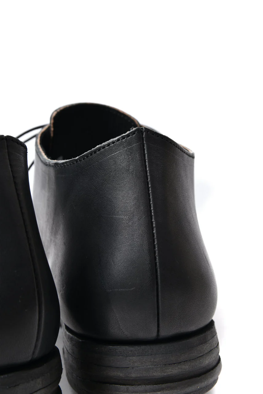 prtl x 4R4s exclusive derby shoes / Harness No Glaze Leather "No3-6" (BLACK) - Image 23