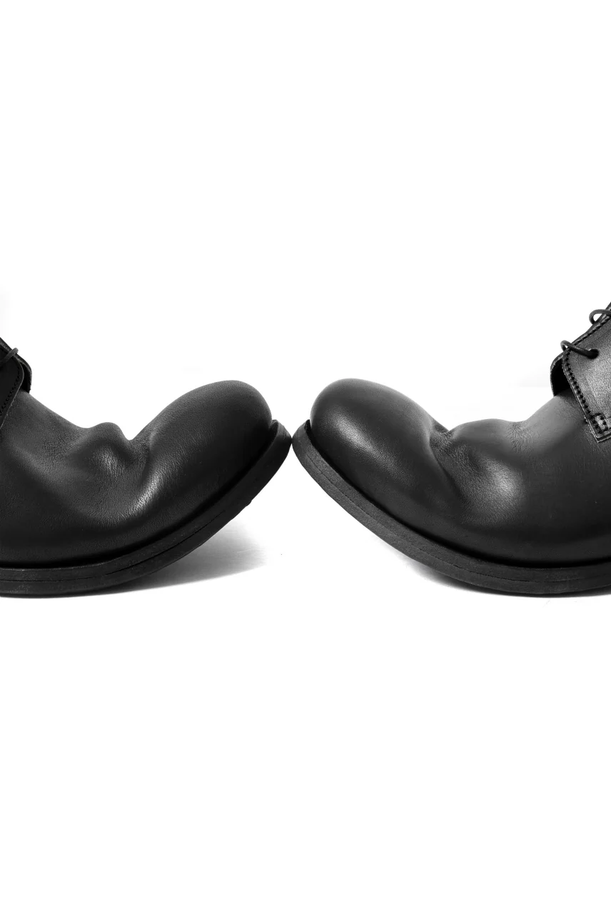 prtl x 4R4s exclusive derby shoes / Harness No Glaze Leather "No3-6" (BLACK) - Image 26
