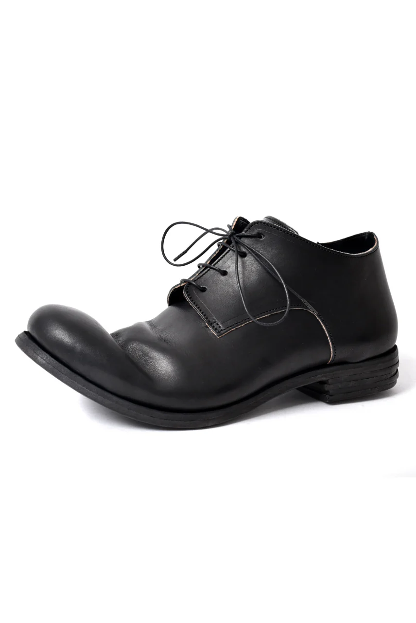 prtl x 4R4s exclusive derby shoes / Harness No Glaze Leather "No3-6" (BLACK) - Image 31