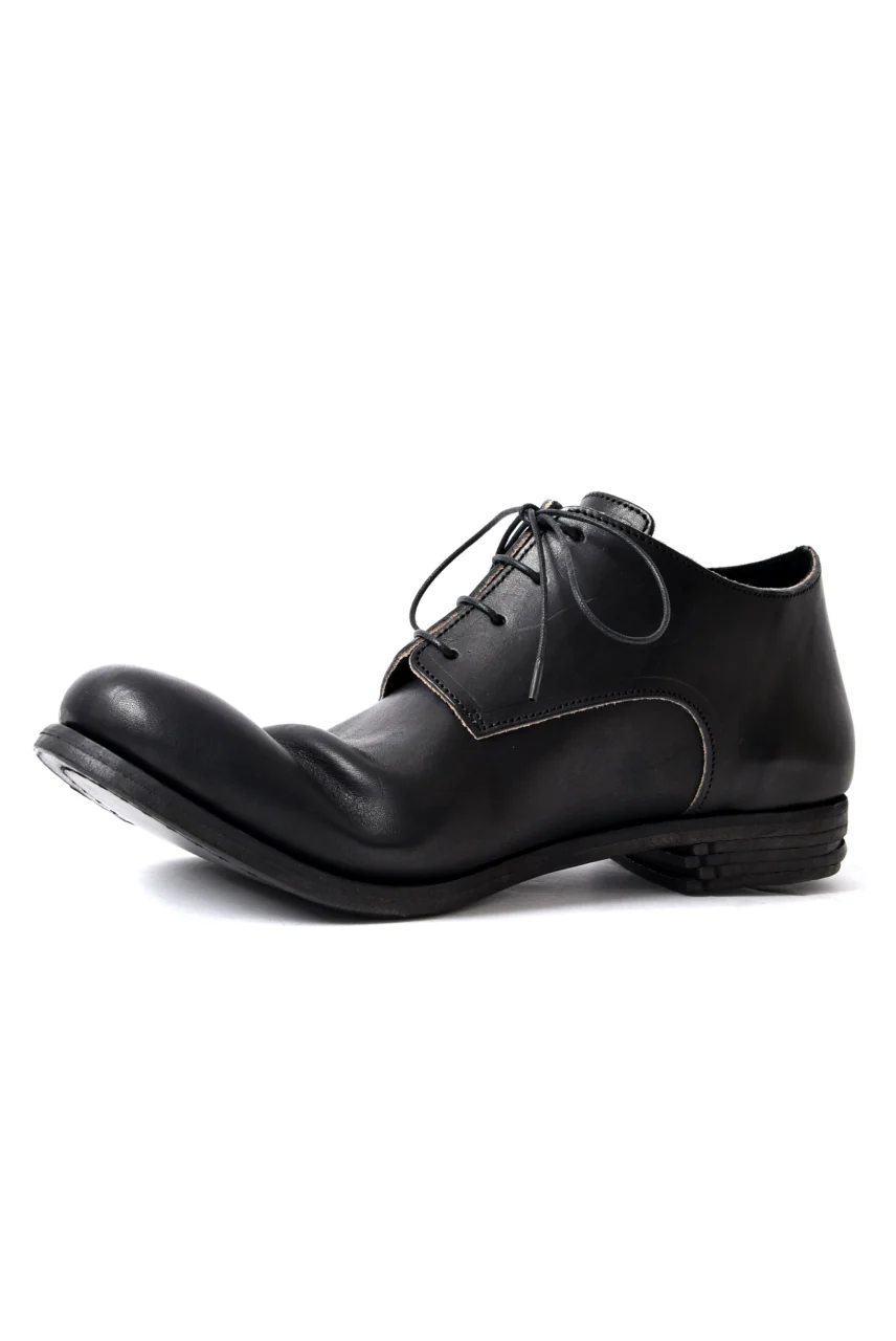 prtl x 4R4s exclusive derby shoes / Harness No Glaze Leather "No3-6" (BLACK) - Image 33