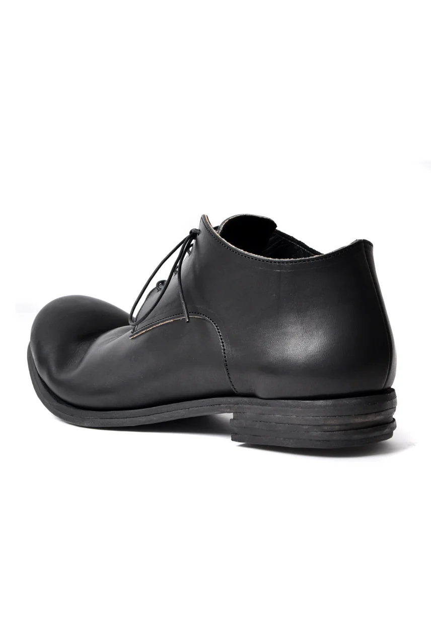 prtl x 4R4s exclusive derby shoes / Harness No Glaze Leather "No3-6" (BLACK) - Image 34