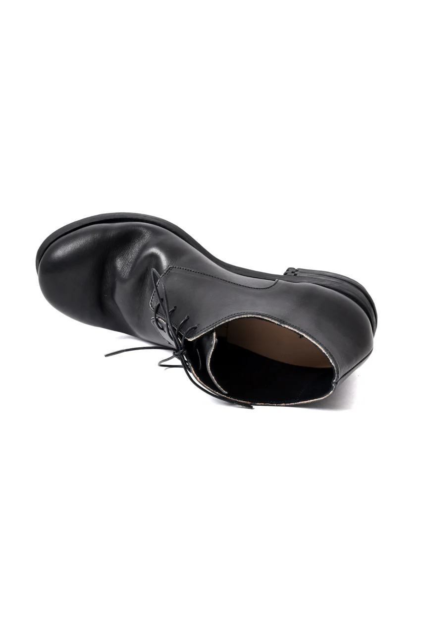 prtl x 4R4s exclusive derby shoes / Harness No Glaze Leather "No3-6" (BLACK) - Image 37