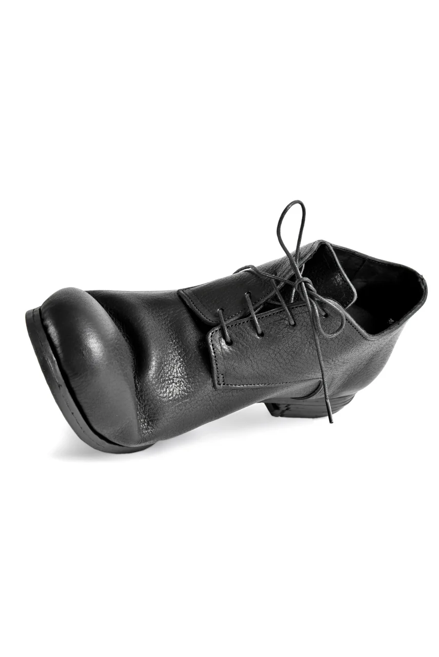 prtl x 4R4s exclusive Derby Shoes / Waxy Steer "No 3-2M" (BLACK) - Image 18