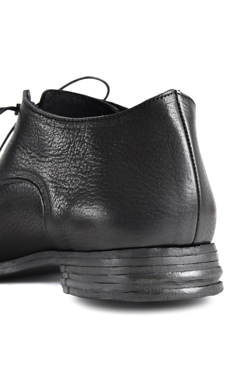prtl x 4R4s exclusive Derby Shoes / Waxy Steer "No 3-2M" (BLACK) - Image 26
