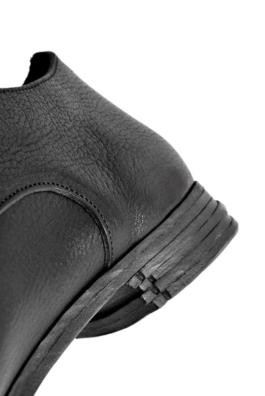 prtl x 4R4s exclusive Derby Shoes / Waxy Steer "No 3-2M" (BLACK) - Image 27
