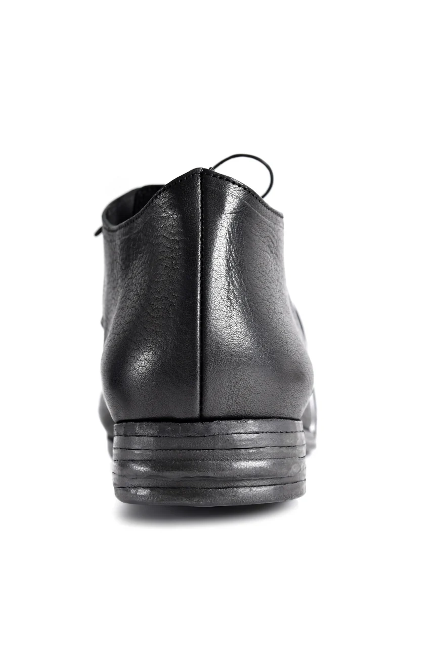 prtl x 4R4s exclusive Derby Shoes / Waxy Steer "No 3-2M" (BLACK) - Image 28
