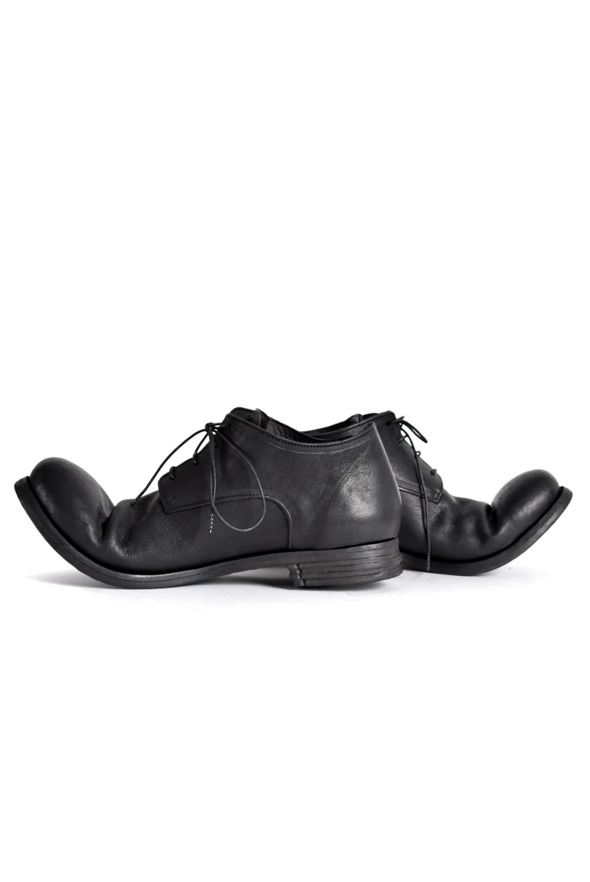 prtl x 4R4s exclusive Derby Shoes / Yezo Deer "No 3-3M" (BLACK) - Image 10