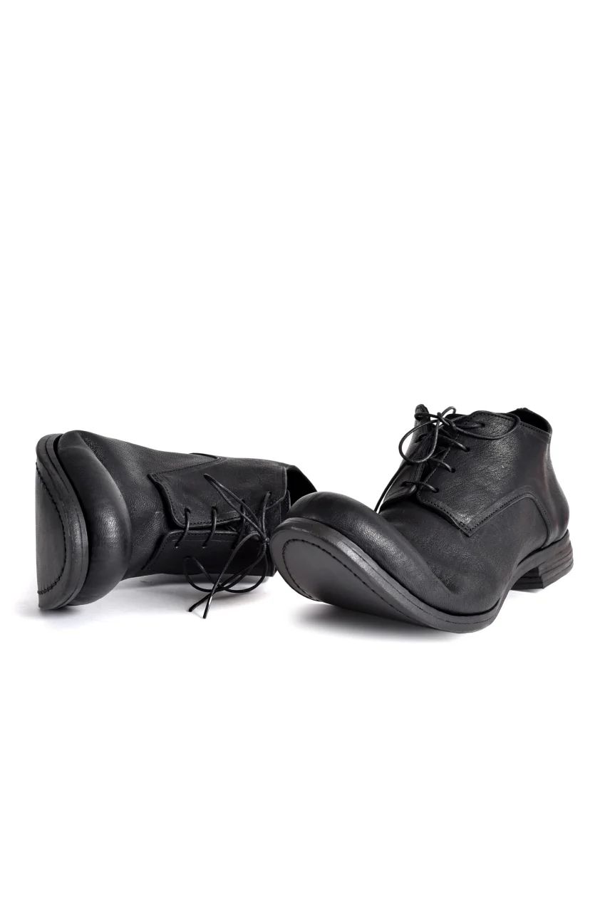 prtl x 4R4s exclusive Derby Shoes / Yezo Deer "No 3-3M" (BLACK) - Image 11
