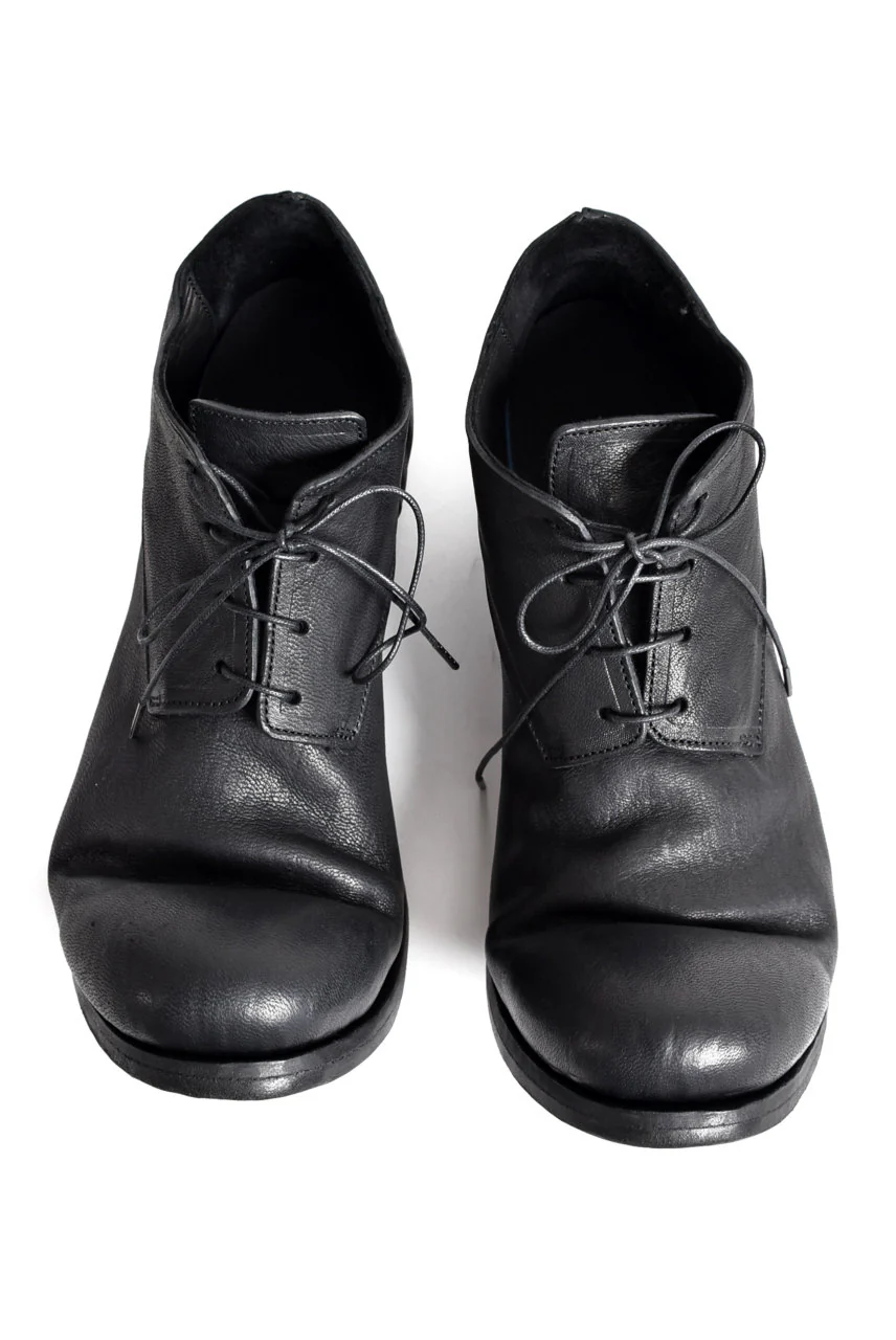 prtl x 4R4s exclusive Derby Shoes / Yezo Deer "No 3-3M" (BLACK) - Image 13