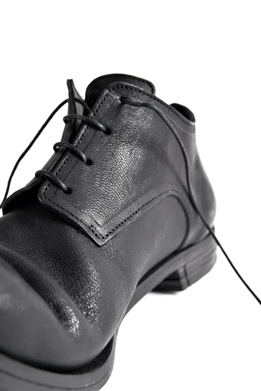 prtl x 4R4s exclusive Derby Shoes / Yezo Deer "No 3-3M" (BLACK) - Image 22