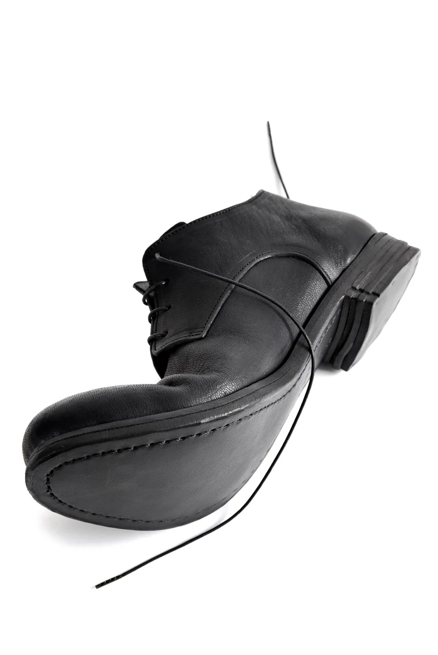 prtl x 4R4s exclusive Derby Shoes / Yezo Deer "No 3-3M" (BLACK) - Image 26