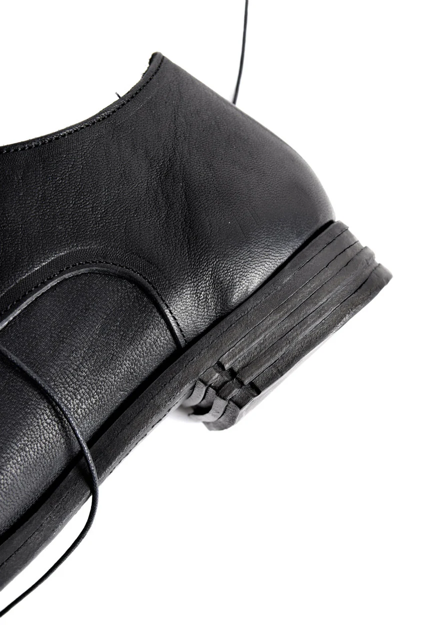 prtl x 4R4s exclusive Derby Shoes / Yezo Deer "No 3-3M" (BLACK) - Image 31