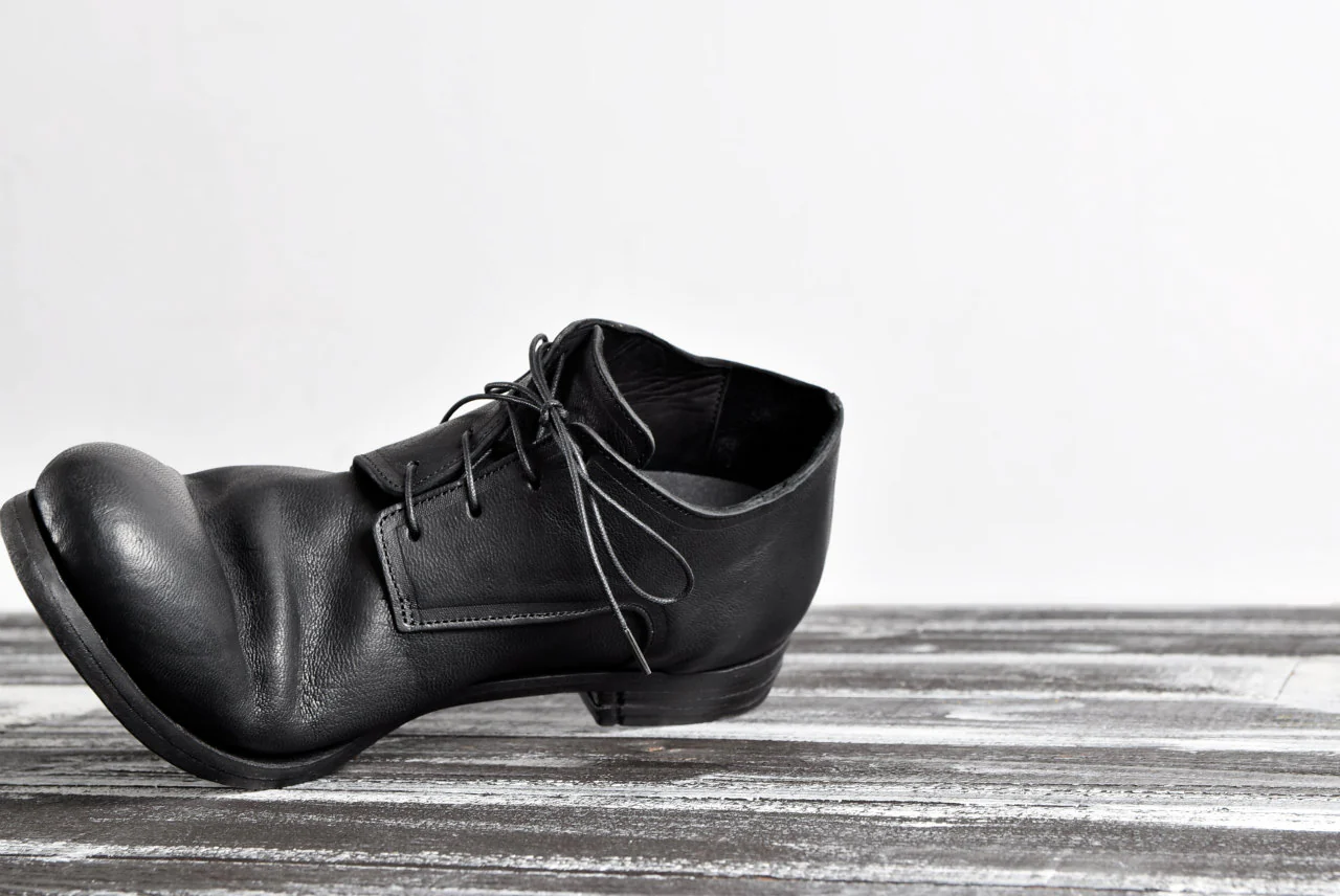 prtl x 4R4s exclusive Derby Shoes / Yezo Deer "No 3-3M" (BLACK) - Image 34