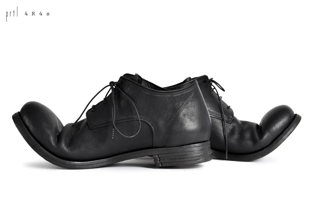 prtl x 4R4s exclusive Derby Shoes / Yezo Deer "No 3-3M" (BLACK) - Image 37