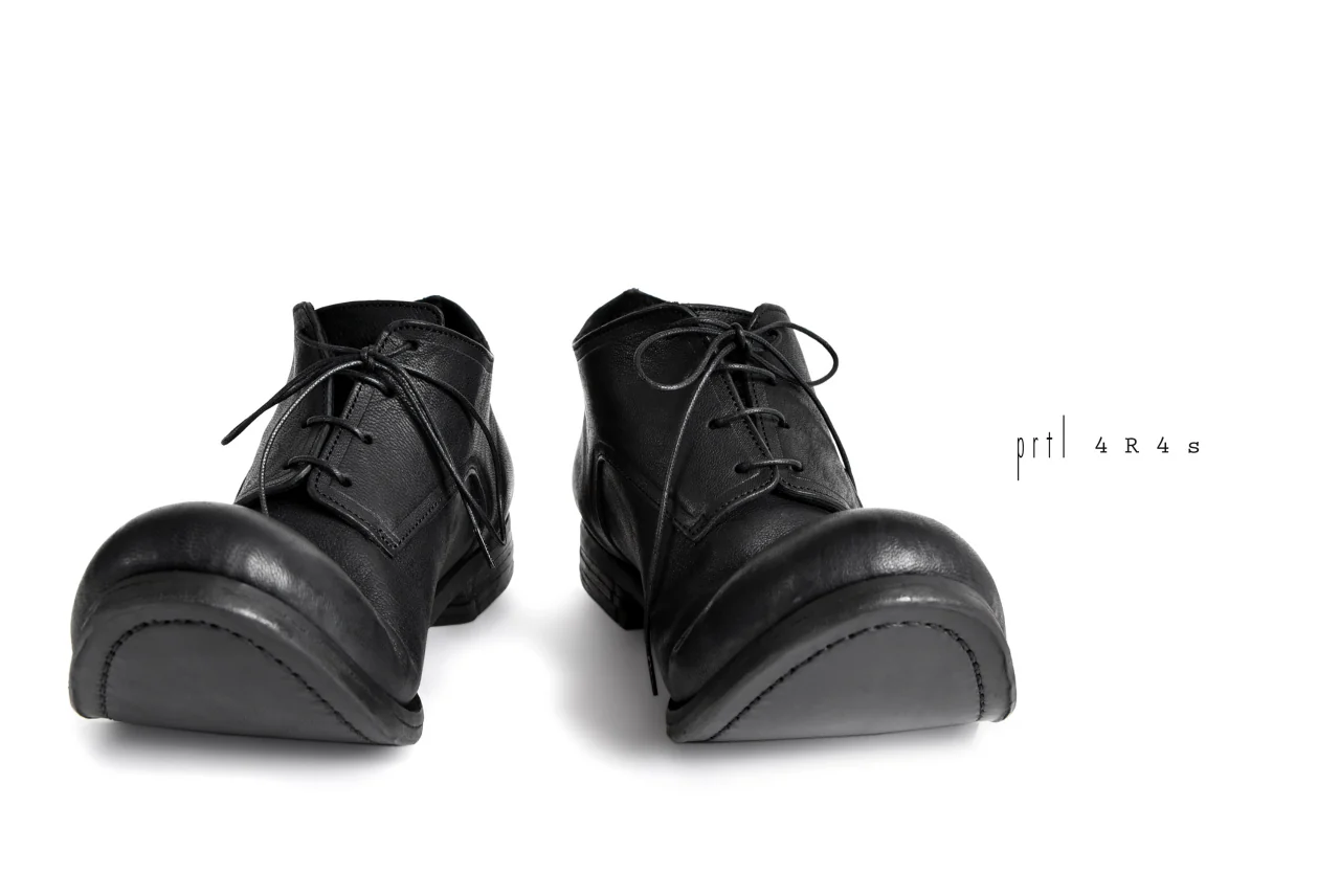 prtl x 4R4s exclusive Derby Shoes / Yezo Deer "No 3-3M" (BLACK) - Image 38