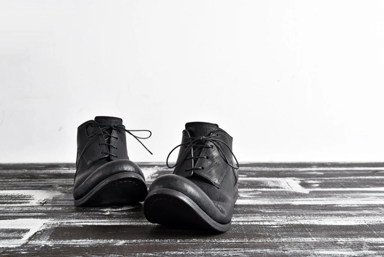 prtl x 4R4s exclusive Derby Shoes / Yezo Deer "No 3-3M" (BLACK) - Image 42