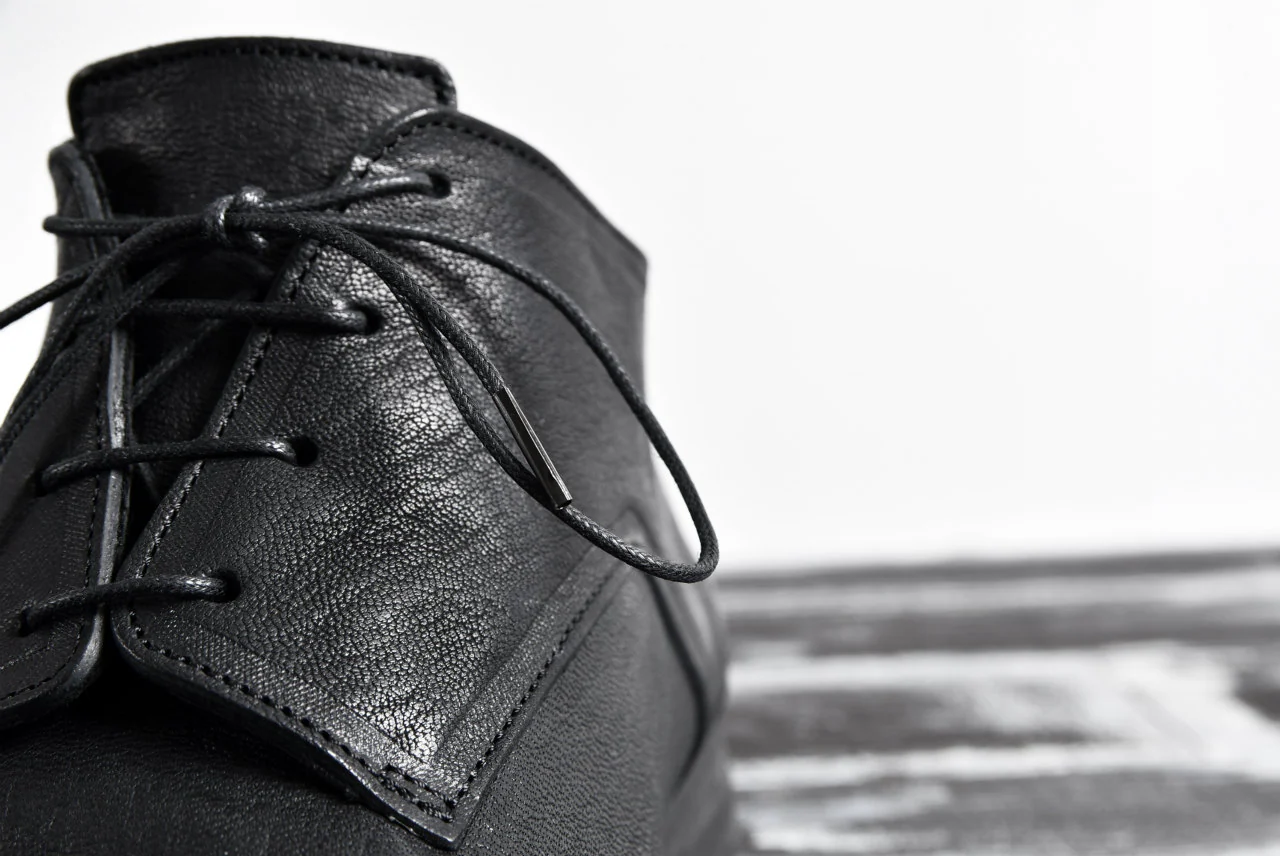 prtl x 4R4s exclusive Derby Shoes / Yezo Deer "No 3-3M" (BLACK) - Image 43