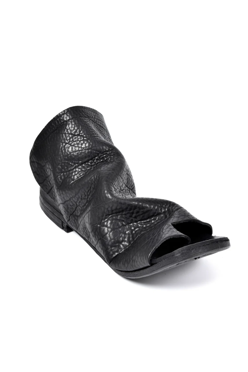 prtl x 4R4s exclusive Steer Leather Thong Sandal (BLACK) - Image 24