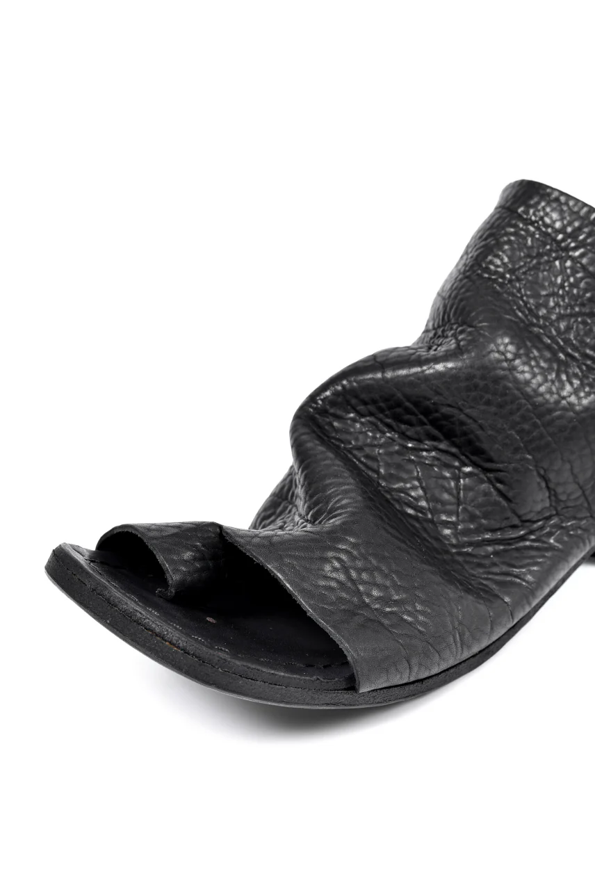 prtl x 4R4s exclusive Steer Leather Thong Sandal (BLACK) - Image 29