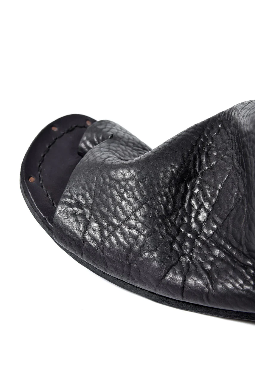 prtl x 4R4s exclusive Steer Leather Thong Sandal (BLACK) - Image 30