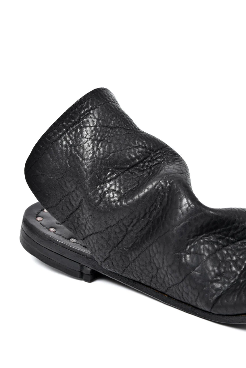 prtl x 4R4s exclusive Steer Leather Thong Sandal (BLACK) - Image 35