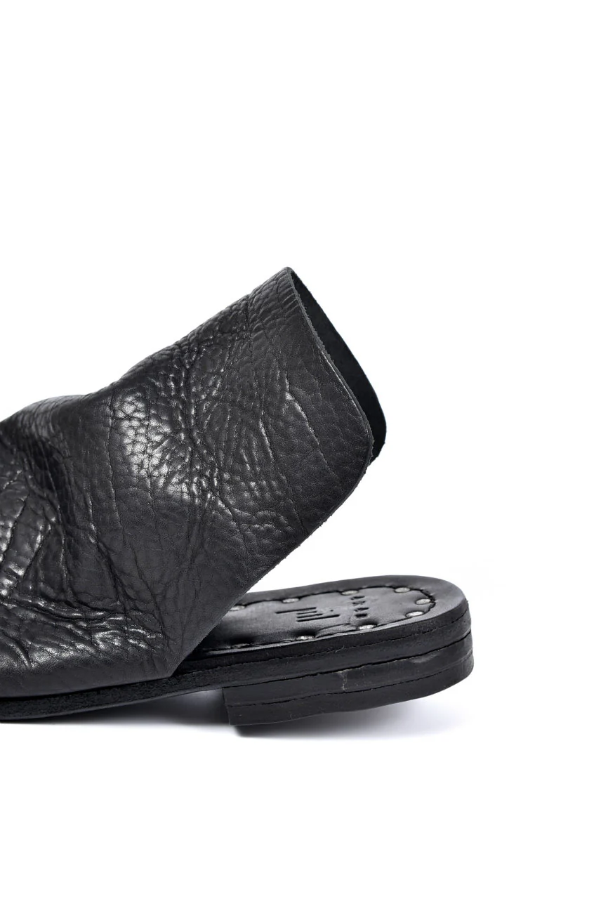 prtl x 4R4s exclusive Steer Leather Thong Sandal (BLACK) - Image 38