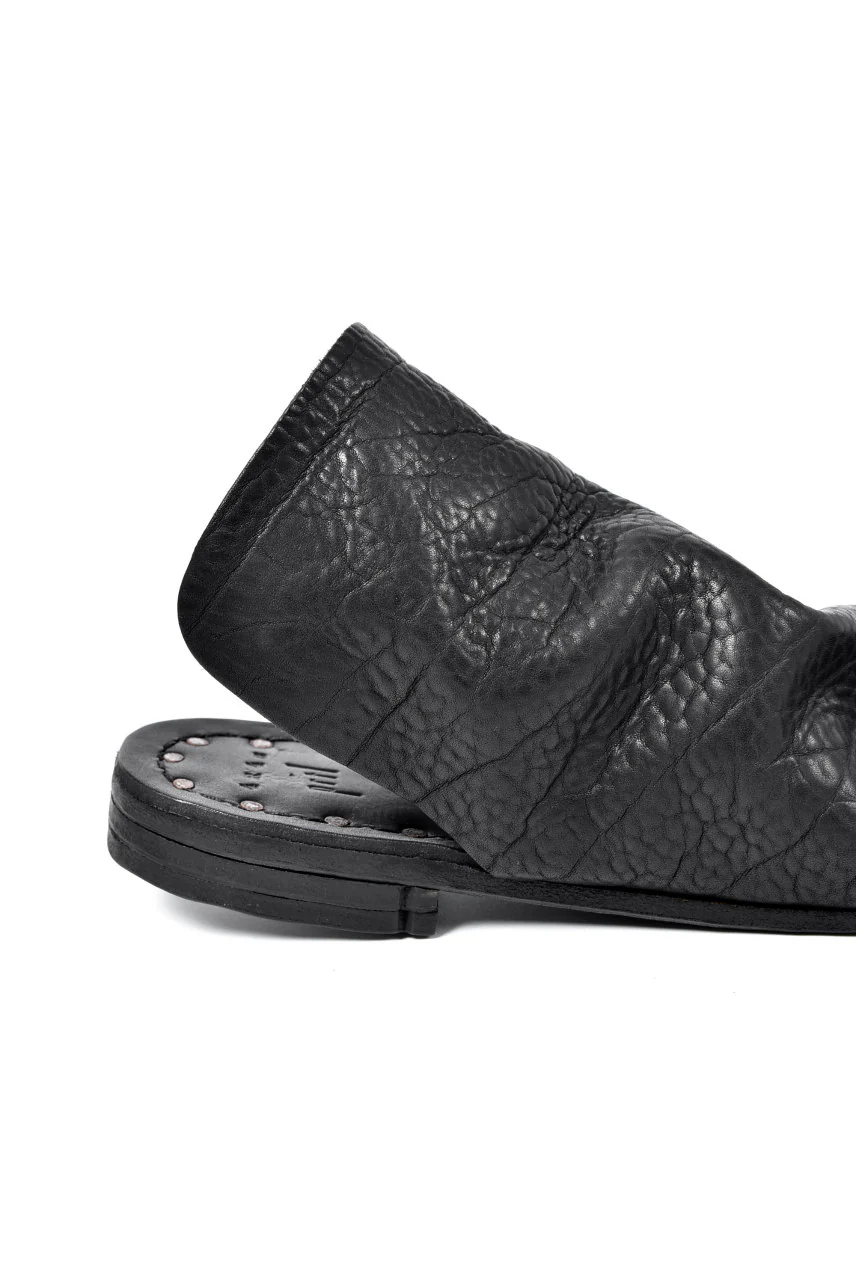 prtl x 4R4s exclusive Steer Leather Thong Sandal (BLACK) - Image 39