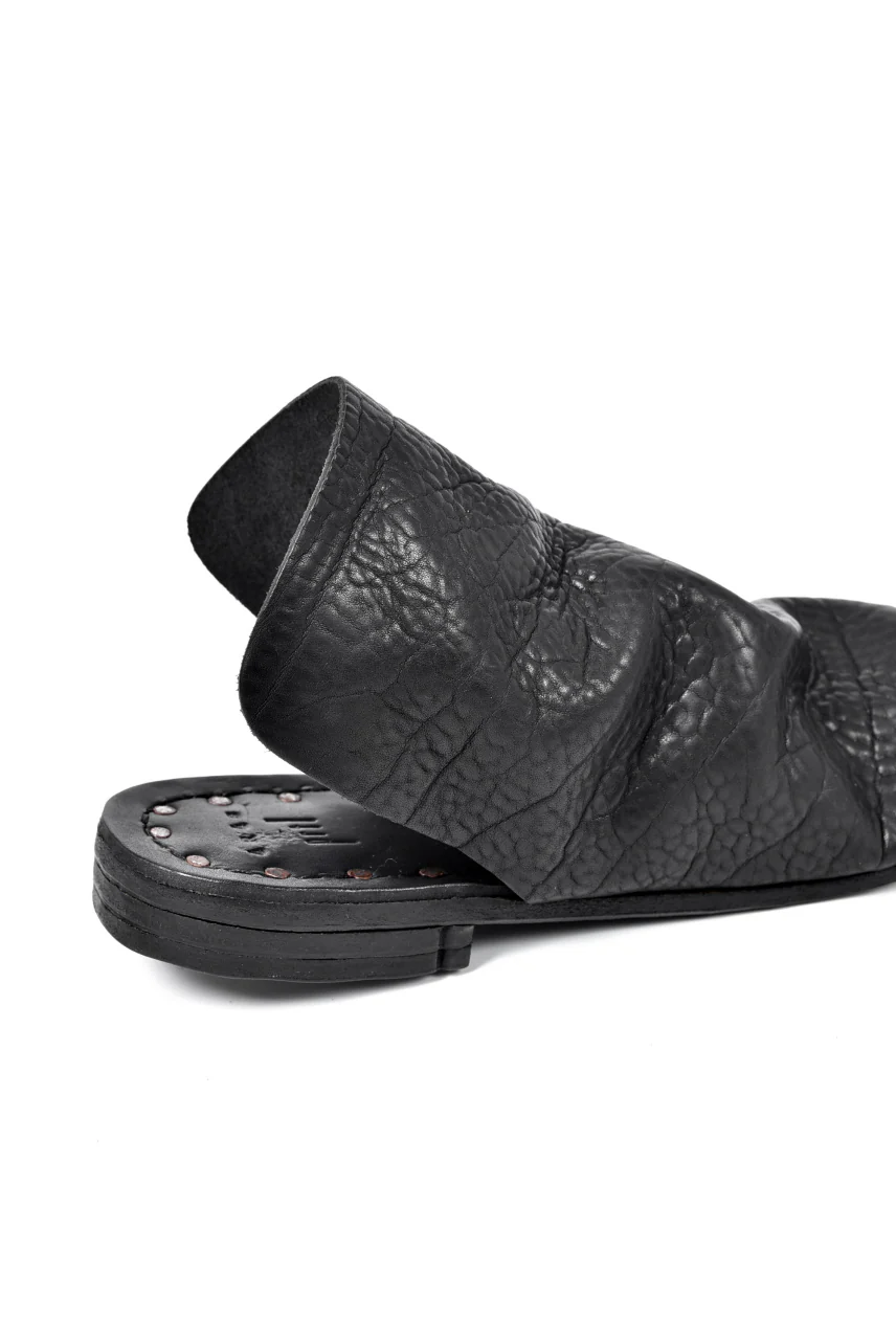 prtl x 4R4s exclusive Steer Leather Thong Sandal (BLACK) - Image 40
