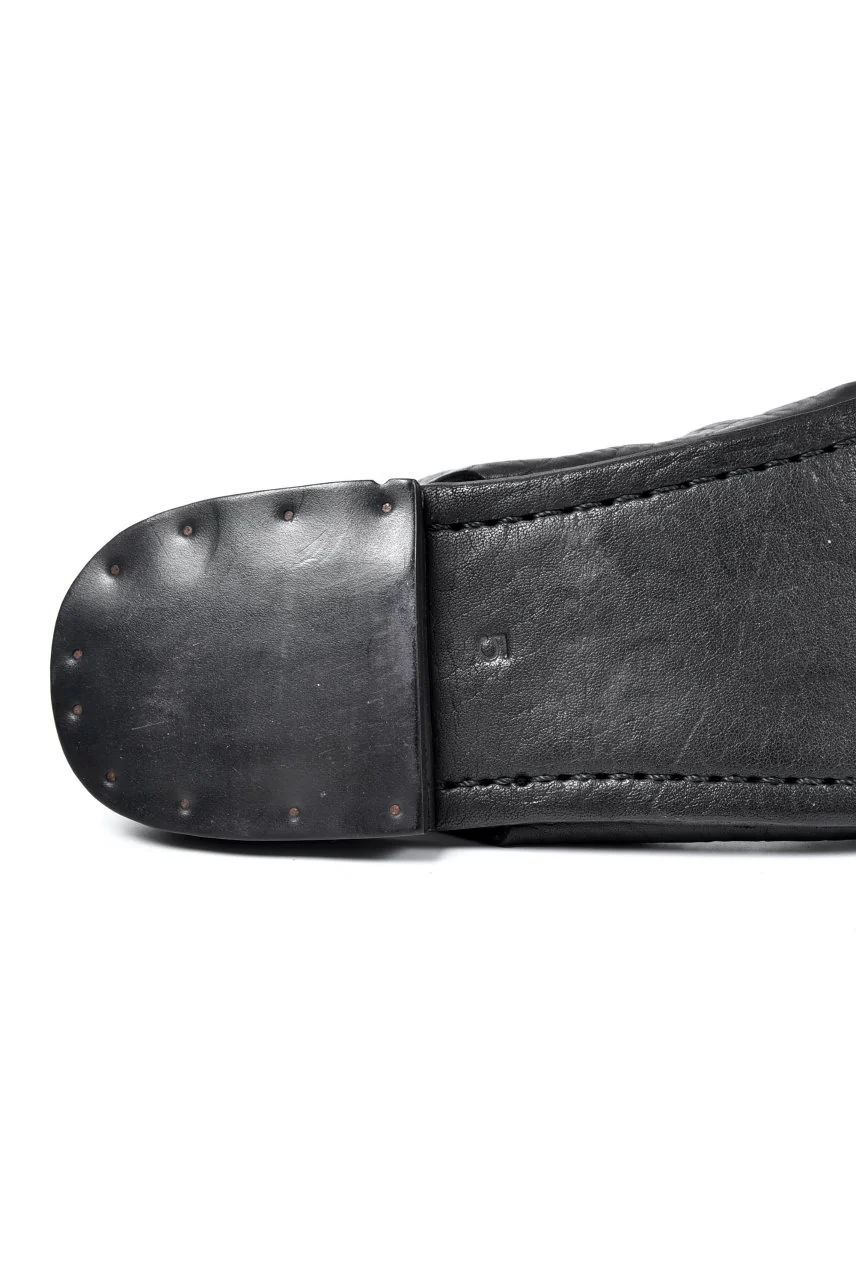 prtl x 4R4s exclusive Steer Leather Thong Sandal (BLACK) - Image 42