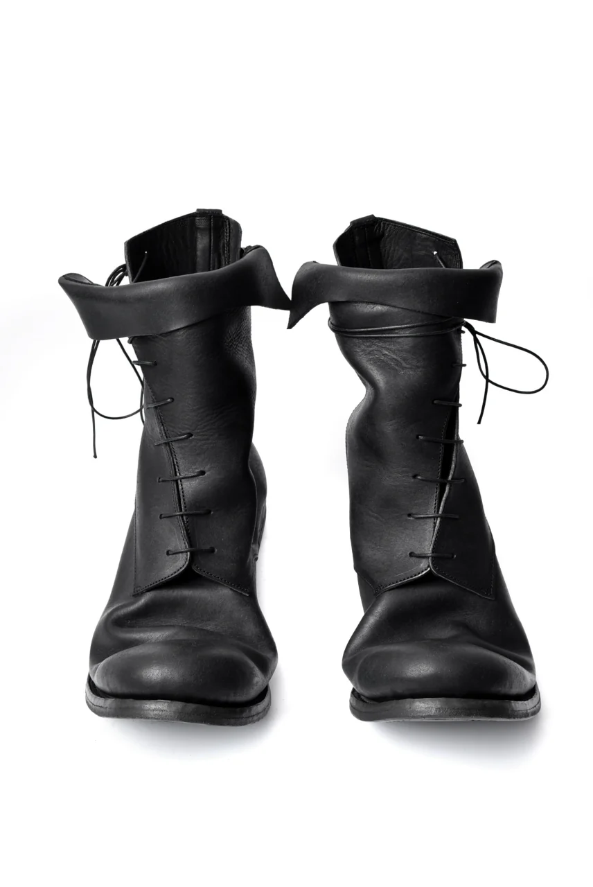 prtl x 4R4s exclusive Twisted Lace Boots / PUEBLO by Badalassi Carlo "No4-4" (BLACK) - Image 10