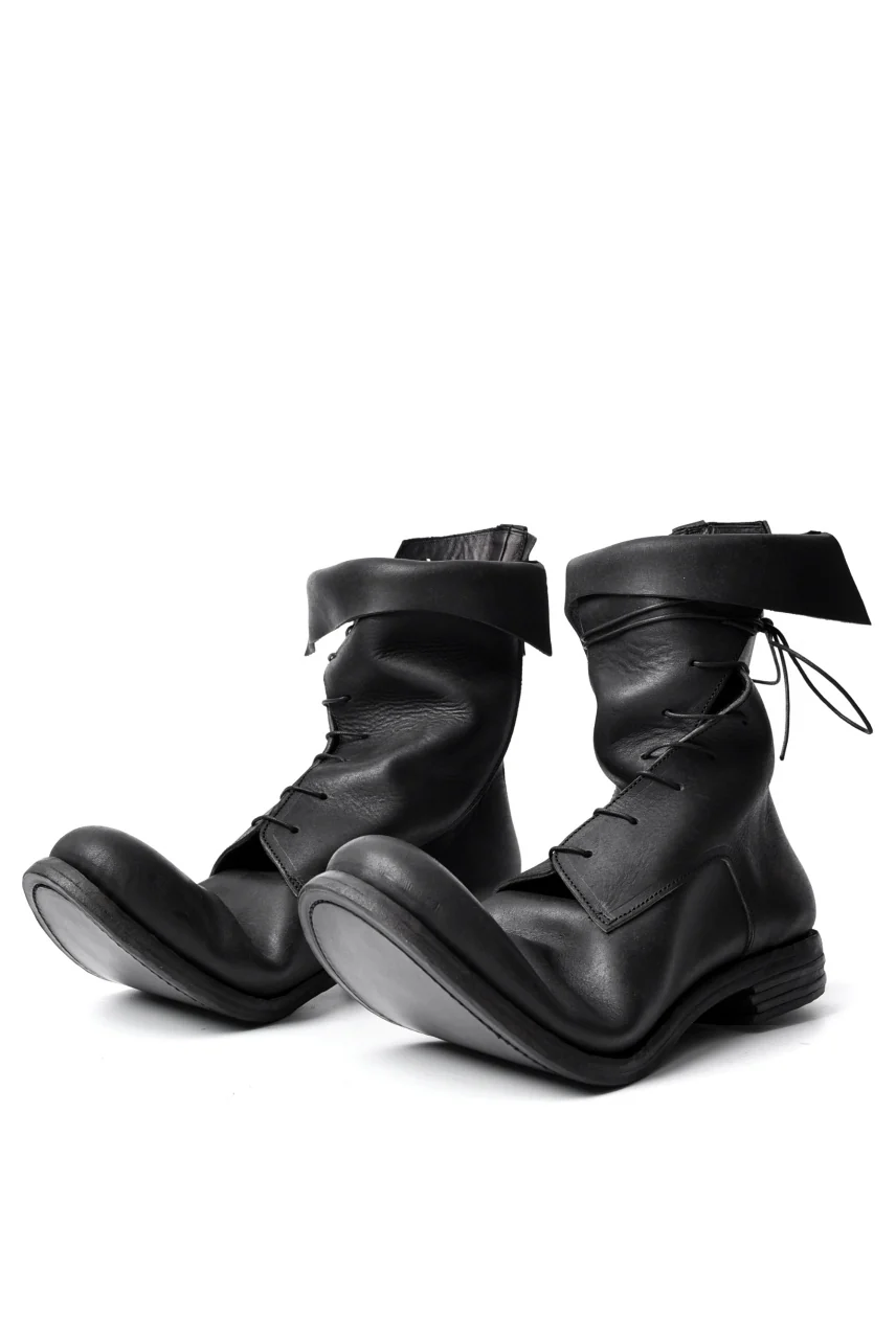 prtl x 4R4s exclusive Twisted Lace Boots / PUEBLO by Badalassi Carlo "No4-4" (BLACK) - Image 11
