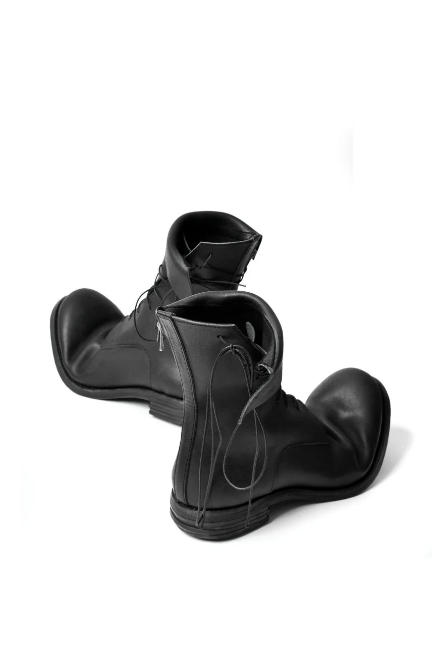 prtl x 4R4s exclusive Twisted Lace Boots / PUEBLO by Badalassi Carlo "No4-4" (BLACK) - Image 15