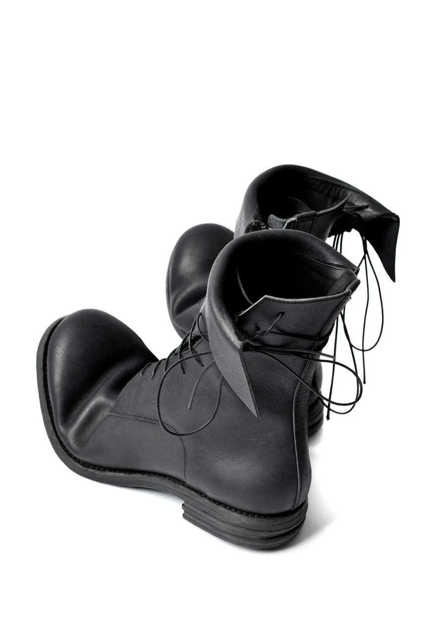 prtl x 4R4s exclusive Twisted Lace Boots / PUEBLO by Badalassi Carlo "No4-4" (BLACK) - Image 16