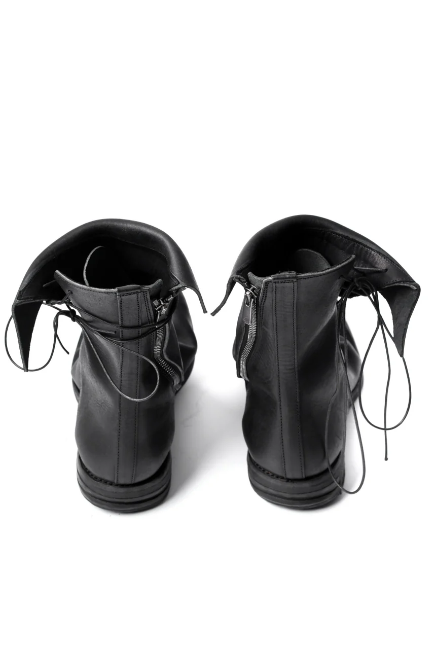 prtl x 4R4s exclusive Twisted Lace Boots / PUEBLO by Badalassi Carlo "No4-4" (BLACK) - Image 17