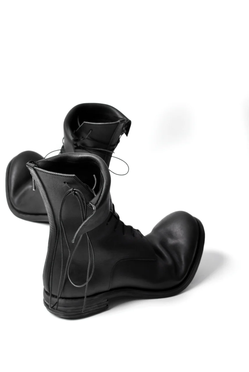 prtl x 4R4s exclusive Twisted Lace Boots / PUEBLO by Badalassi Carlo "No4-4" (BLACK) - Image 18