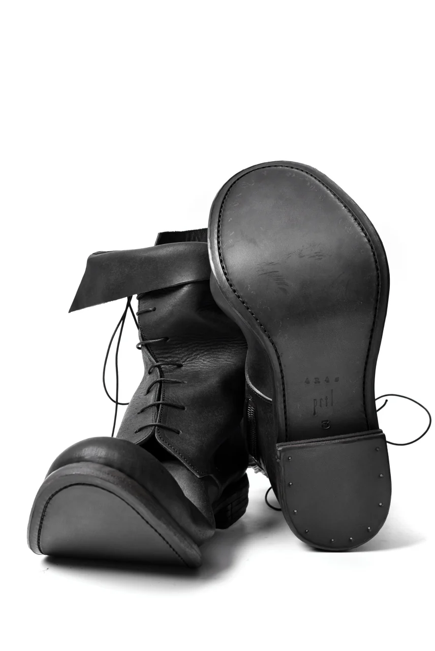 prtl x 4R4s exclusive Twisted Lace Boots / PUEBLO by Badalassi Carlo "No4-4" (BLACK) - Image 20
